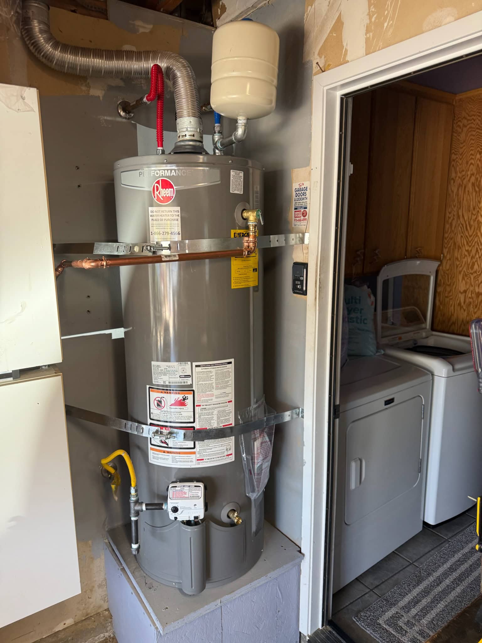Silver water heater close-up, showcasing quality craftsmanship by Murray Plumbing in El Dorado County, CA for consistent performance and energy efficiency