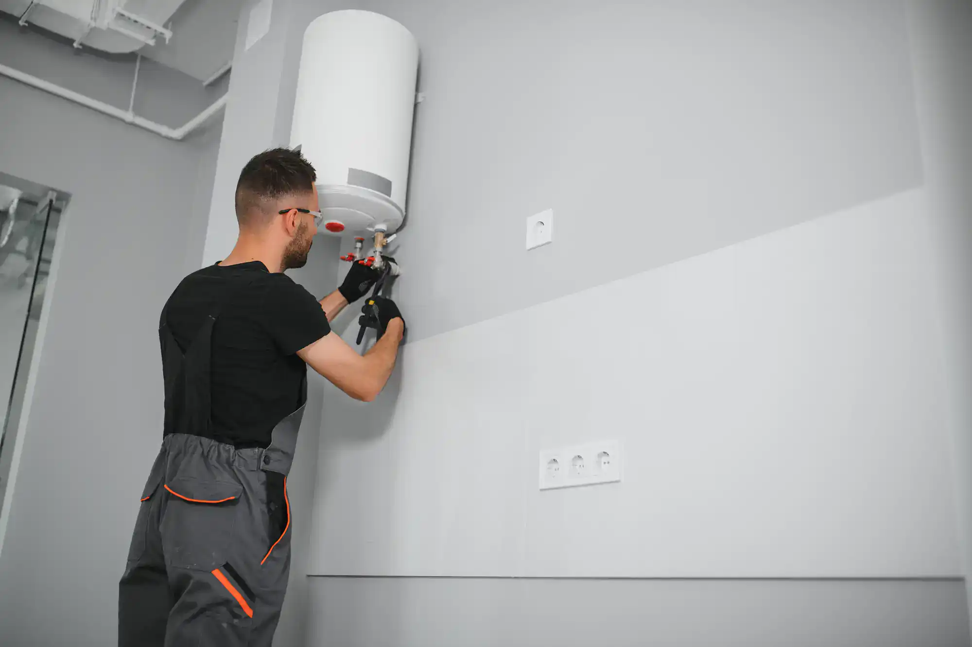 Professional water heater installation by expert technician in El Dorado County, CA, ensuring efficient and reliable service for homes